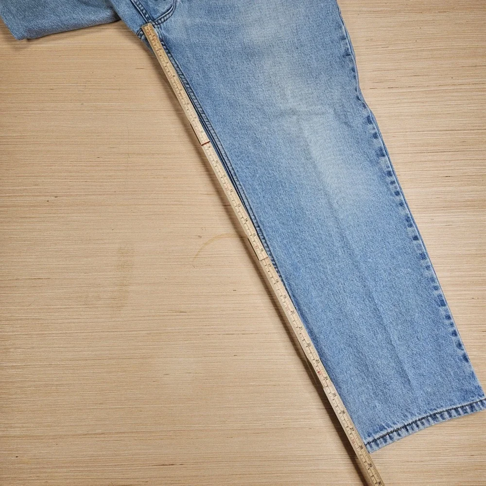 Vintage Y2K Levi 550 Jeans Mens 34x30 Fit 32x29 Blue Relaxed Fit Denim Pants